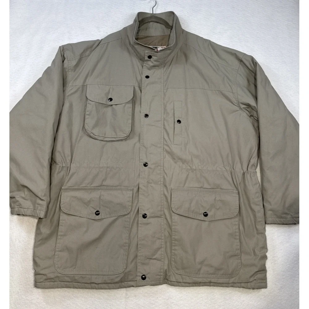 Walls Mountain Jacket Men's XL Beige Thinsulate Insulated USA Made Vintage Work